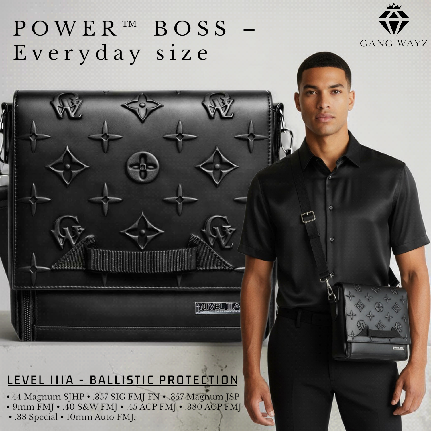 BOSS – Everyday size – Ballistic Level IIIA (.44 Magnum)