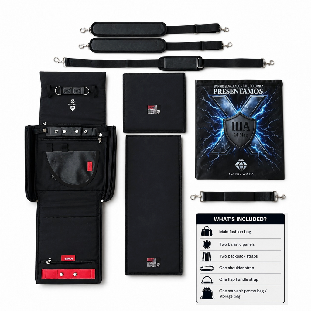 CALI - Backpack/ side bag - Big size – Ballistic Level IIIA (.44 Magnum)