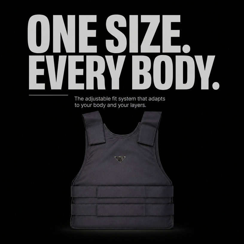 Level IIIA Bulletproof Vest – One Size Fits All |