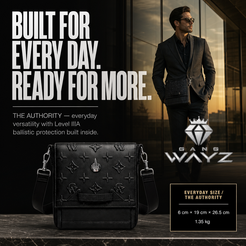 THE AUTHORITY – Everyday size– Ballistic Level IIIA (.44 Magnum)