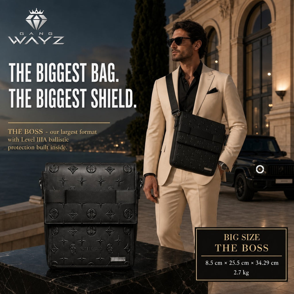 THE BOSS - Backpack/ side bag - Big size – Ballistic Level IIIA (.44 Magnum).