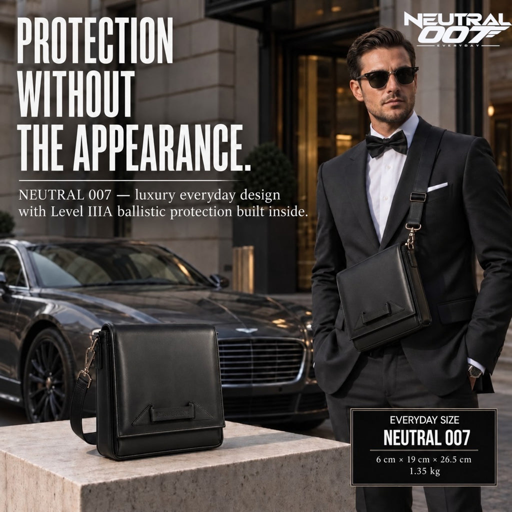 NEUTRAL 007 – Everyday size– Ballistic Level IIIA (.44 Magnum)